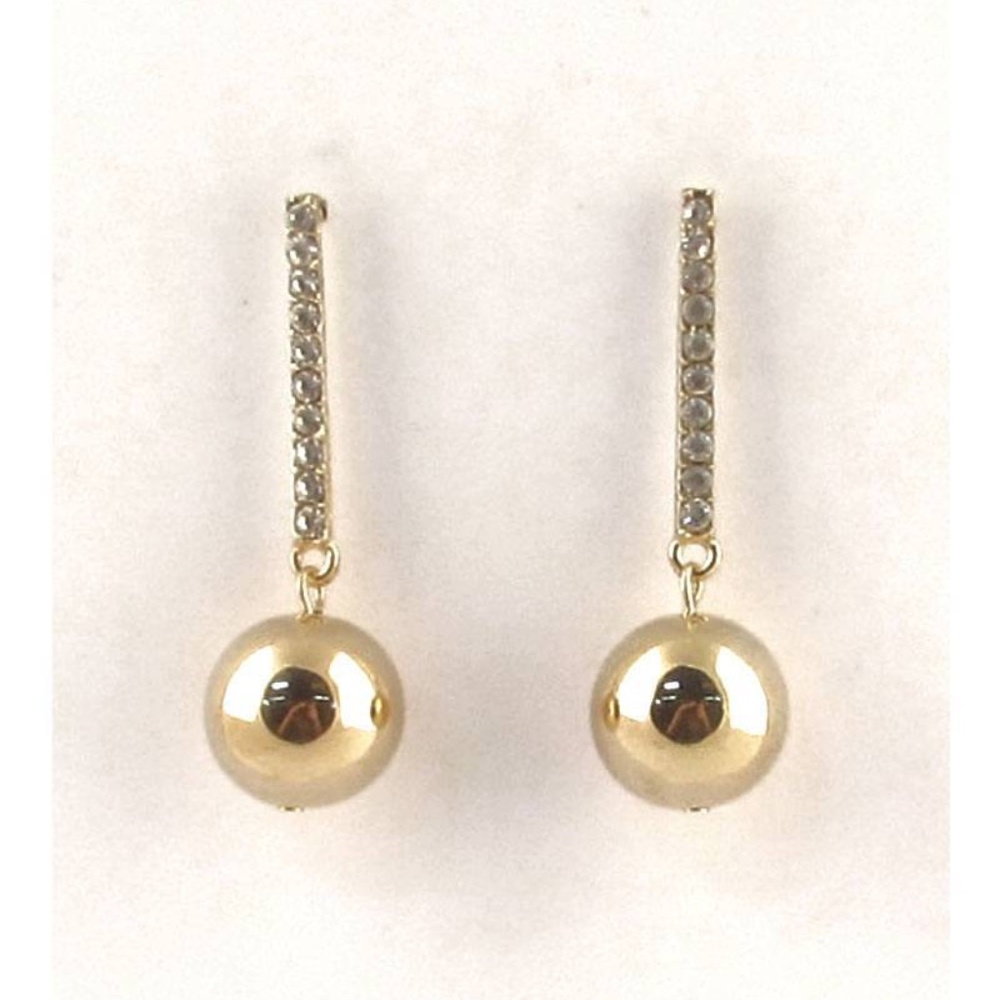 Ball drop earrings